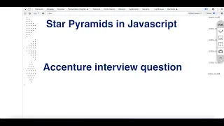 Star Pyramid in Javascript