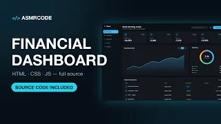 Building a Financial Dashboard Coding ASMR No Talking Keyboard Sounds