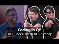 Coding in Q John Azariah on NET Rocks Live from NDC Sydney 2018