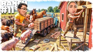 Ранчода БӘРІ СЫЯТЫН КАМАЗ алдық және ҮЛКЕН АНГАР соқтық! 😱🚛 (Ranch Simulator) #11