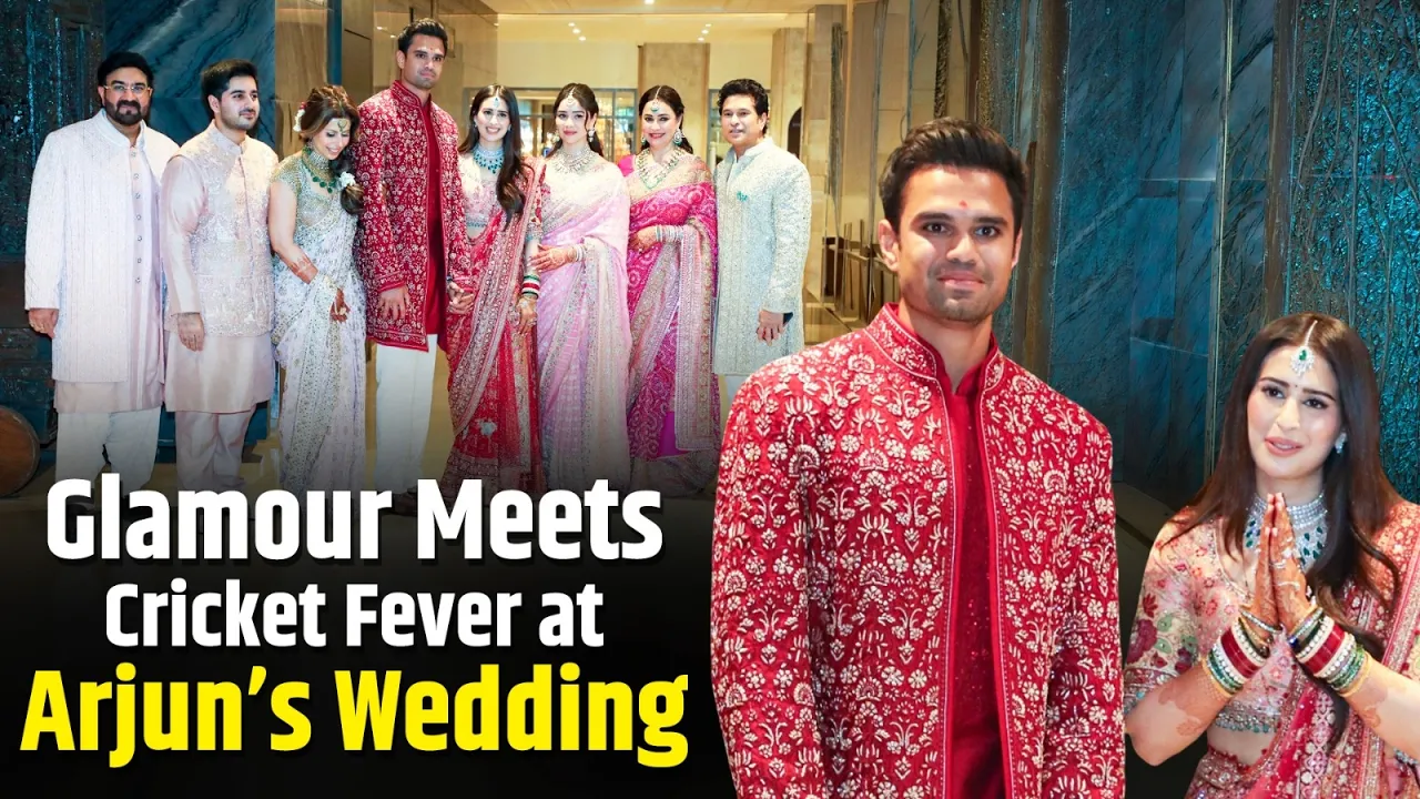 Glamour Meets Cricket Fever at Arjun Tendulkar’s Wedding Ceremony