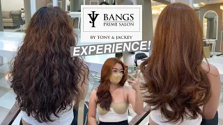 HAIRCOLOR AND MUCOTA CLINIC TREATMENT BY BANGS PRIME SALON BY TONY JACKEY