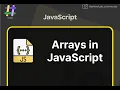 Mastering Arrays and Array Methods in JavaScript in telugu