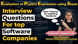 Evaluate Postfix Expression using Stack with Examples DSA using Java