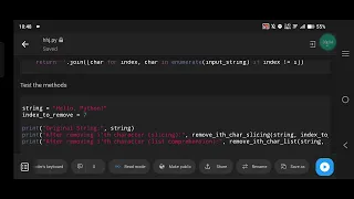 Python Remove i th Character from String Multiple Ways
