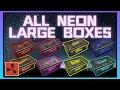 All NEON Storage Skins - Large Wood Box Edition RUST