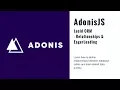 AdonisJS Tutorial - Use Lucid ORM to Query Related Data 2018