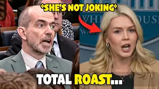 Karoline Leavitt Totally ROASTED This Fake News Reporter Right In His Face