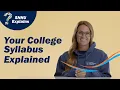 What Is a Course Syllabus