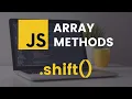 shift Array Method JavaScript Tutorial