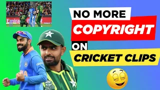 how to upload cricket highlights without copyright