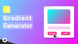 Random Gradient Generator using JavaScript Create Your Own Gradient Generator