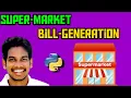 supermarket bill generation using python