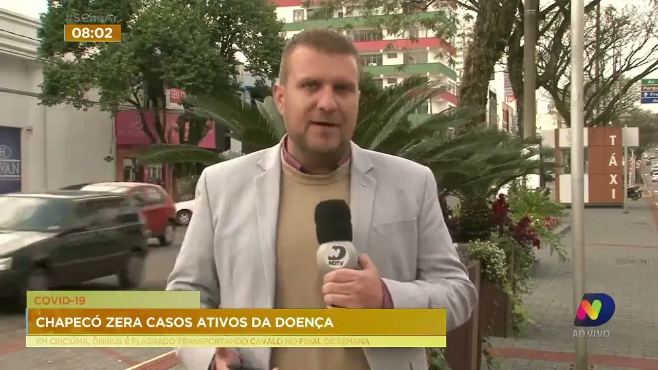 Boa notícia: Chapecó não registrou casos ativos de Covid-19 nos últimos dias