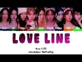 NiziU (니쥬) - 'LOVE LINE' lyrics [Colorcoded Han/Rom/Eng]