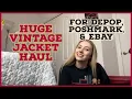 VINTAGE JACKET THRIFT HAUL FOR DEPOP AND POSHMARK