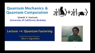 14 1 Shor s algorithm part 1 16 mins