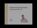 Java Interview Questions - Auto-Boxing