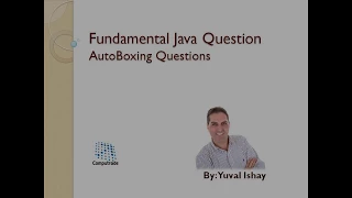 Java Interview Questions - Auto-Boxing