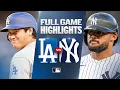 DODGERS vs YANKEES Full Game 2 Highlights July 19 2026 MLB Season
