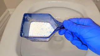unbelievable put this powder in your toilet bowl and watch what happens