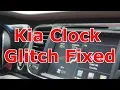 How To Fix Kia Clock Glitch 2019