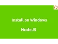 Install Node js and NPM on Windows