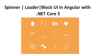 Angular NET Core 5 show spinner on background task how to show spinner in Angular