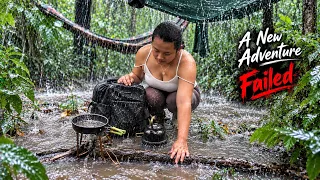 A New Adventure Turned Into a Complete Failure | Camping in Heavy Rain