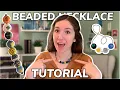 How to Percy Jackson Beaded Necklace Step by Step Camp Half Blood Necklace Tutorial