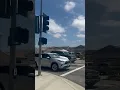 Traffic signal in Torrance - Artesia Blvd at Van Ness Ave
