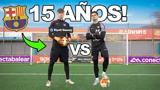 ¿UN PORTERO DEL BARÇA DE 15 AÑOS YA ES MEJOR QUE YO?