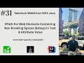 XPath For Elements Containing in Text Attribute Value translate Non Breaking Space