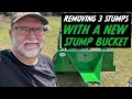 Stump Wrecker Review Removing 3 Stumps With a Tractor