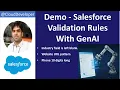 Salesforce Validation Rules with GenAI Validation Rule Example in Salesforce Salesforce Tutorial