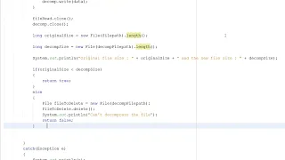 How to Decompress a File Using Java Text Based Files