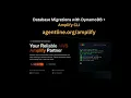 Database Migrations with DynamoDB Amplify CLI Stop Breaking Prod Every Update