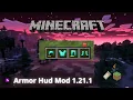 Armor Hud Mod For Minecraft 1 21 1 Java Fabric