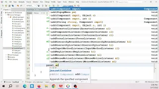 Java Swing JList ListSelectionListener JLabel JPanel