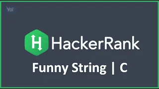 Funny String HackerRank Solution in C Programming