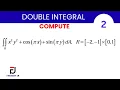 Double Integral Compute Example 2 Step-by-Step Engineering Mathematics Faraday Jr