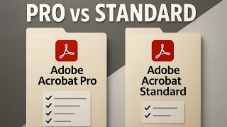 Adobe Acrobat Pro Vs Standard - Which One Should You Get