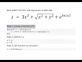 How to code a Math Equation in MATLAB
