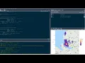 R tutorial Mapping data on to a google map using ggmap part 2 - mapping density