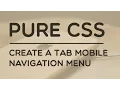 Create a Tab Navigation Menu with CSS