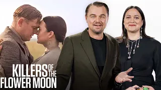 Leonardo DiCaprio Lily Gladstone Break Down A Scene From Killers Of The Flower Moon Vanity Fair 