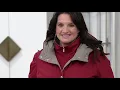 Susan Graver Water Resistant Jacket with Contrast Lining and Hood on QVC