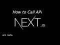 Next js tutorial fetch api data