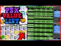THE BEST PET SIMULATOR X VALUE LIST COMMUNITY VALUES - Roblox