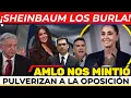 Lagu ¡SHEINBAUM BURLA A LA OPOSICIÓN! Tremenda TUNDA a PRIANISTAS. Regresa GUERRA contra AMLO.